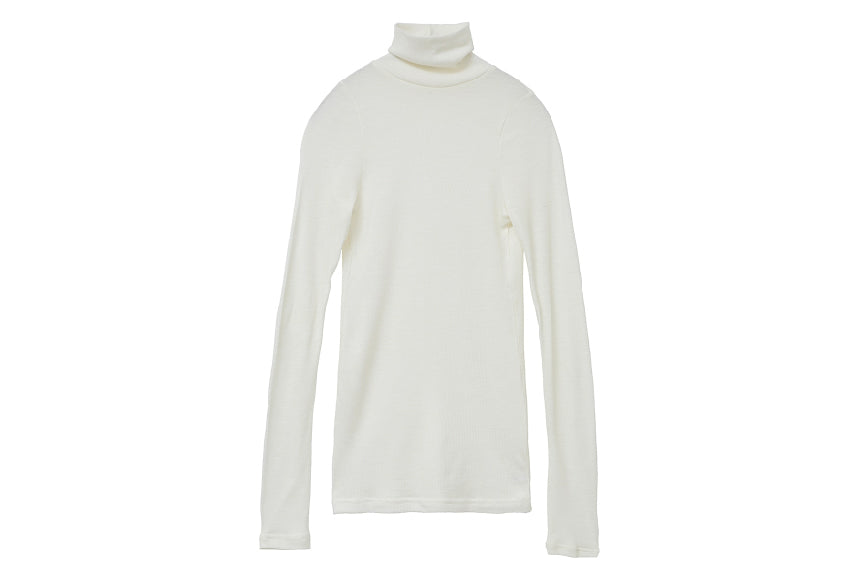 Clane High Gauge Rib Tops White – OKURA