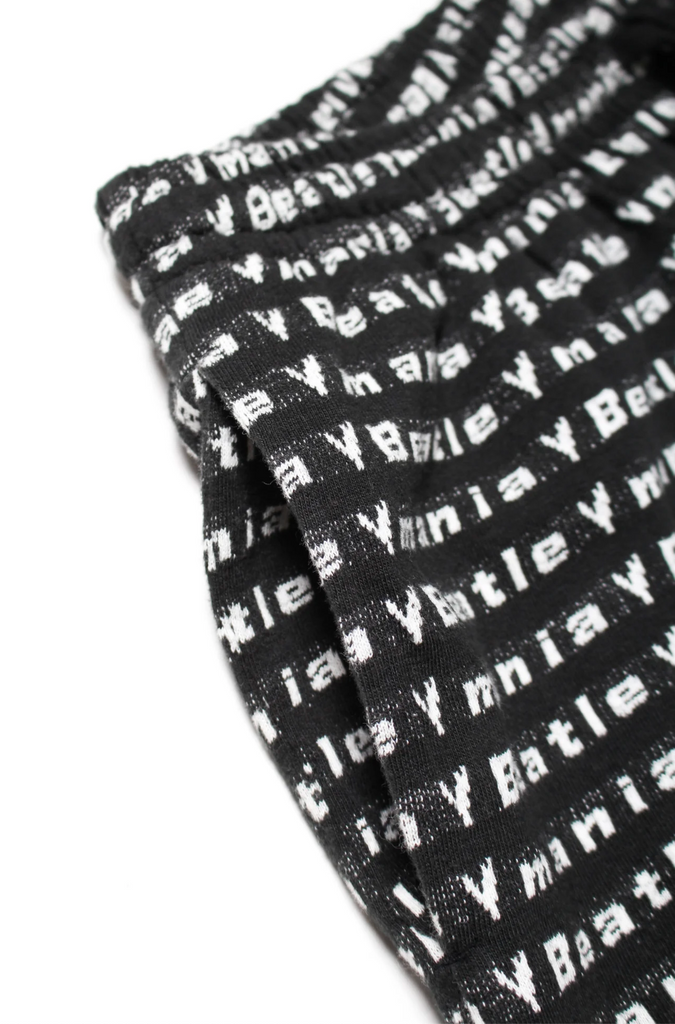 Bowwow Beatle Mania Love Jacquard Pants Black – OKURA