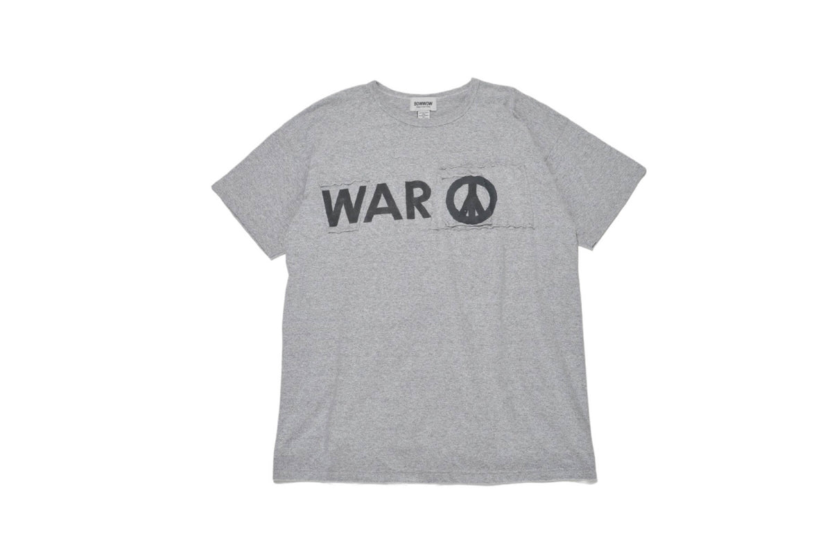 Bowwow War Peace 88/12 Remake Tee 88/12 Gray – OKURA