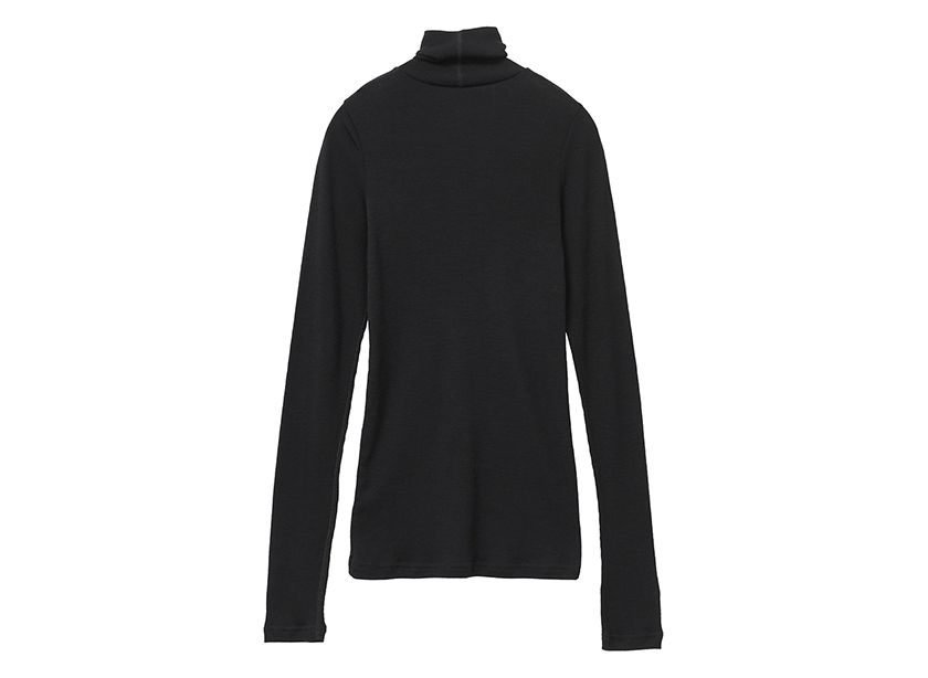 Clane High Gauge Rib Tops Black – OKURA