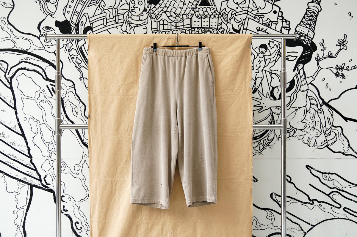 Yoko Sakamoto Painter Baggy Pants - Cowe Knit + Garment Dye + Hand