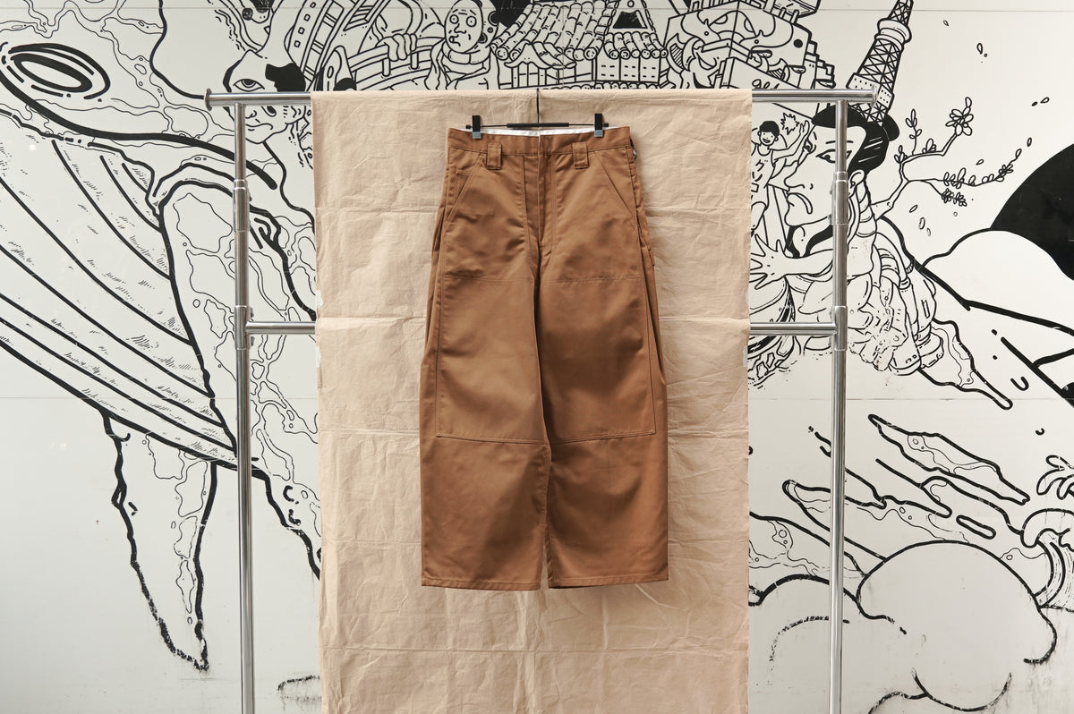 Shinya Kozuka Side Tuck Double Knee With Dickies Camel