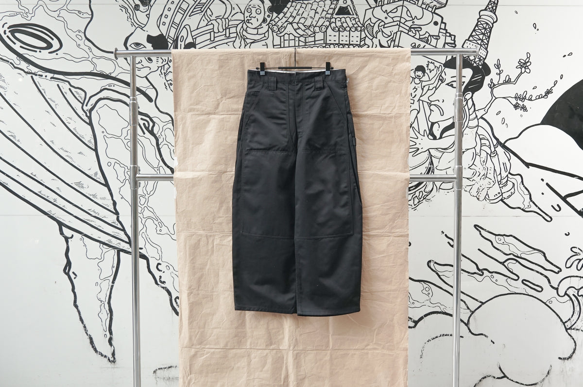 Shinya Kozuka Side Tuck Double Knee With Dickies Black