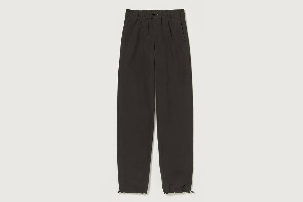 Auralee Men Washi Polyester High Density Cloth Easy Pants Dark 